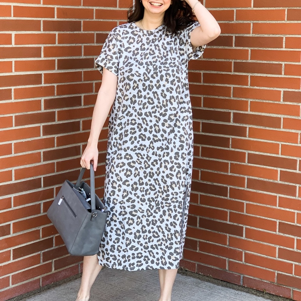 Leopard Print Summer Dress